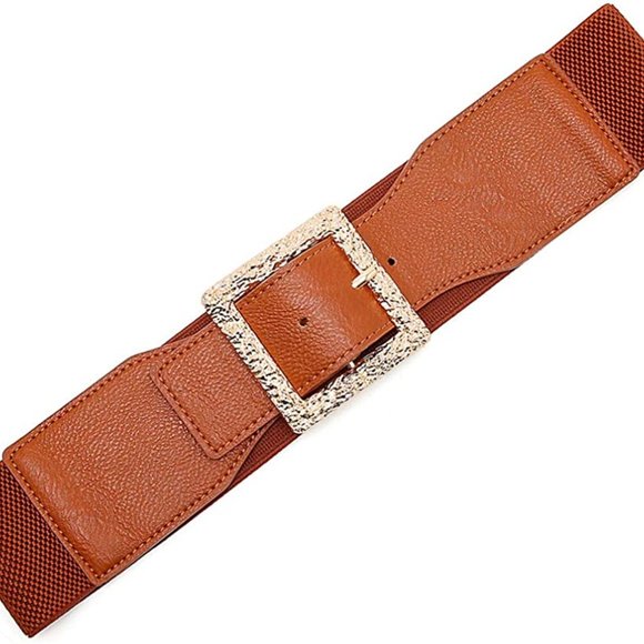 Womens Dress Stretchy Wide Waist Belt with Fashion main image 2
